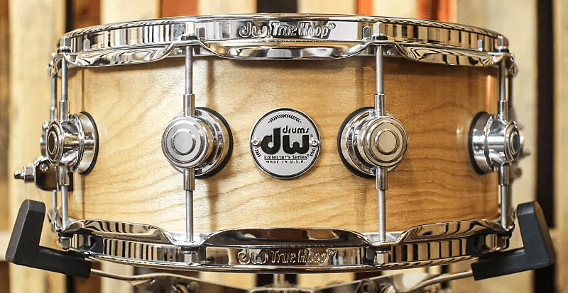 dw collectors birch satin oil snare drum