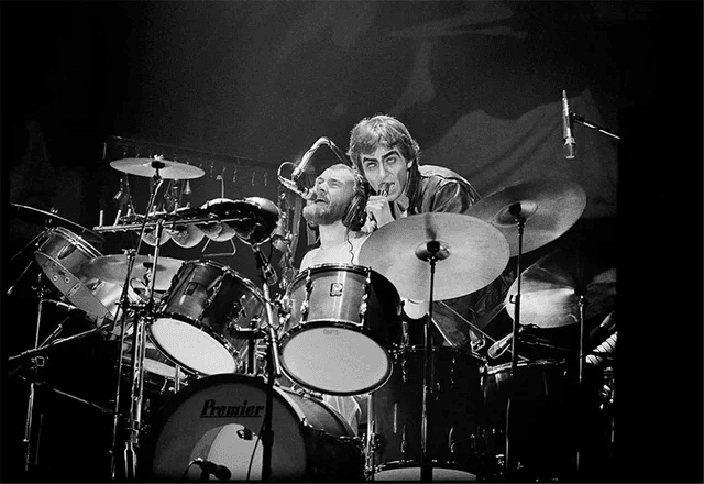 phil collins using 14x8 snare drum