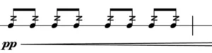 notation of buzz roll