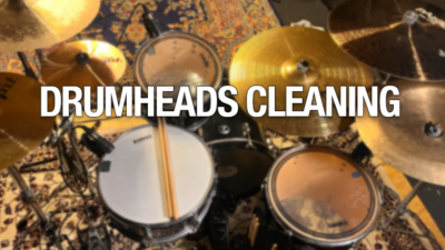 cleaning drum heads