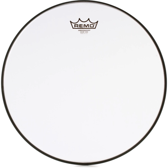 best snare resonant drum head - remo ambassador hazy