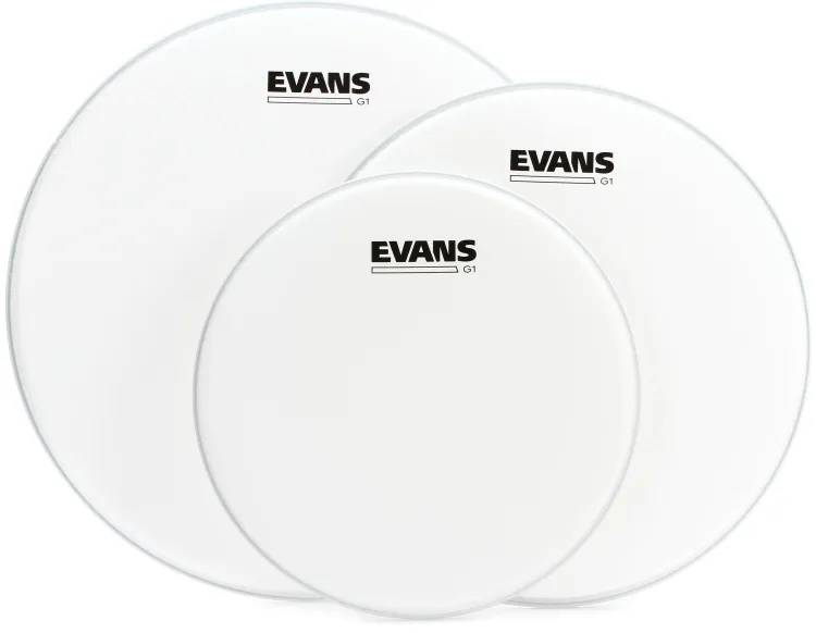 evans g1 coated best for studio jazz drumheads